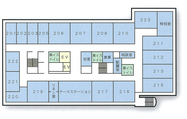 2階フロア図