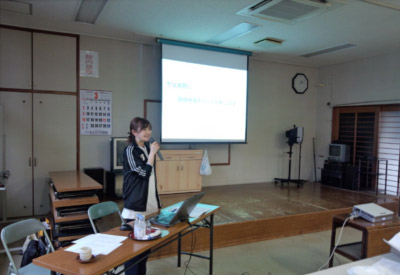 2014年3月26日(水)霞ヶ丘地域福祉センター(垂水区)言語聴覚士・理学療法士が講演